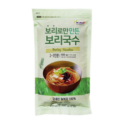 보리국수 (늘보리100%) 500g, 1개