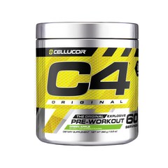 Cellucor C4 부스터 오리지널 헬스 프리워크아웃 그린애플 60 서빙 390 g, 1개, 390g