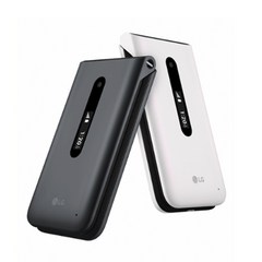 LG 폴더2 LM-Y120 알뜰폰 효도폰 학생폰 선불폰 공기계 폴더폰 모든 통신사 사용 가능, 그레이(중고)