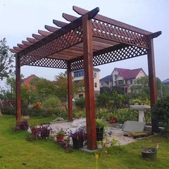 원두막 정자 조립식 파고라 테라스 만들기 제작 옥상, 길이 4미터 x 폭 2미터 x 높이 2.6미터