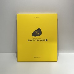바루랩 7in1 토탈 솔루션 블랙 클레이 마스크 5매입, 1개, 5개입