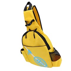 지퍼가 달린 내마모성 테니스 백팩 대용량 보관 가방 방수 배낭 배낭 좋은 씰링 옐로우, 노란색