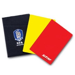 스타스포츠 심판용 경고 카드 레프리 경고 카드 옐로 레드 카드, 옐로우, 레드
