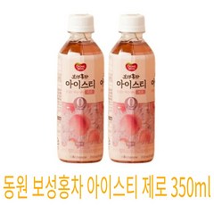 동원 보성홍차 아이스티 제로 복숭아, 350ml, 24개