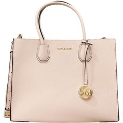 마이클코어스 Michael Kors Mercer 라지 컨버터블 토트 숄더백 블러쉬 핑크 가죽 레더 가방