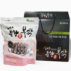 국내산 찹쌀을 이용해 만든 바삭한 수제 춘향애김부각 1BOX, 가정용 50g x 10봉, 50g