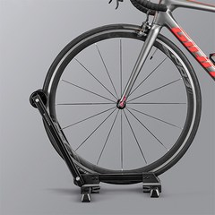 실내 자전거 거치대 접이식 받침대 로드 산악 자전거 보관대 락브로스 정품, 블랙