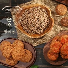 한국민속촌 [청국장 20팩(보통10팩 매운10팩] 우리콩 순수 청국장 110g(한국민속촌), 없음