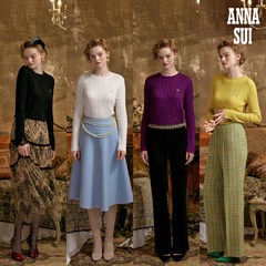 안나수이(ANNA SUI) 머메이드 커프스 울 블렌딩 니트 3종