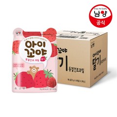 아이꼬야 아기과자 동결건조 과일 딸기 1box 8개