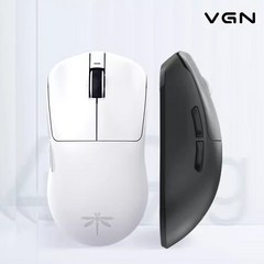 [chengyi] 최신상 VGN 잠자리 F1무선 USB 게이밍 마우스 /2.4G+유선 연결OK/5키/ 26000dpi 초경량 PAW3395, 블랙F1 PRO-MAX, Nordic 52840칩+55g+130H속항기간