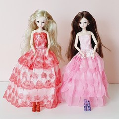 스마일베이비 미미 쥬쥬 인형옷 드레스 2종 세트, Style4