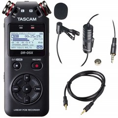 미국 정품 타스캠 Tascam DR05X asmr 유튜버 방송용 보이스 레코더 녹음기