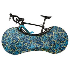 파파스 자전거커버 바퀴커버 실내보관 보호, 자전거커버(블루), 1개