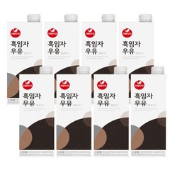 서울우유 흑임자 우유 750g 1박스 8개, 750ml