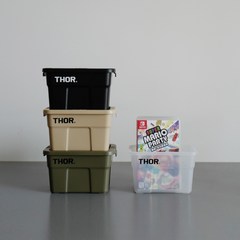 토르 미니 박스 소형 올리브 블랙 컨테이너 폴딩박스 THOR 다용도 정리함 상자, 모래 낙타, 1개
