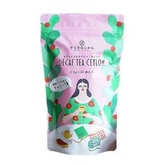 데카페 실론 티(2.5g×30봉) Decaf Tea Ceylon 삼각 티백 카페인리스 홍차 무향료 풀 리프 사용