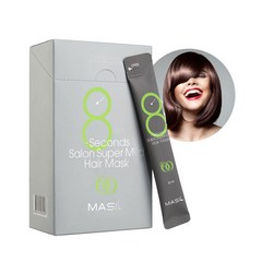 트리트먼트 살롱 전매 미용액 헤어 마스크 헤어 케어 촉촉한 샤이니 Masil 8 Seconds Salon Super Mild Hair Mask Stick 1Pack 8ml x 20 책