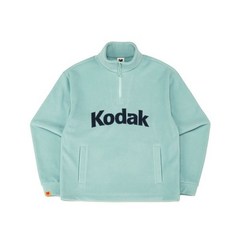 [국내정품상품] 마이크로플리스 반집업 맨투맨 MINT GREEN KODAK MICRO FLEECE HALF ZIP SWEAT