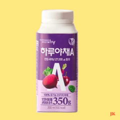 한국야쿠르트 하루야채 A 주스 200ml 5개입 건강쥬스, 5개