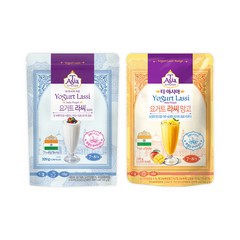 [티아시아] 요거트 라씨 망고 라씨 파우더 320g x2팩구성, 01.라씨 320g + 라씨망고 320g, 2개