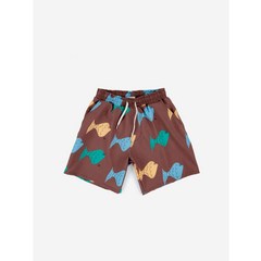 [BOBO CHOSES] 보보쇼즈 23SS 키즈 스윔팬츠 Multicolor fish swim shorts 123AC142