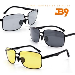 JB9 Vibe 3종 변색 편광 나이트비전 선글라스 야간운전용 낚시 골프 선글라스 자외선차단렌즈 변색선글라스