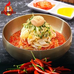 매운 비빔국수 양념 양념장 소스 생면 비빔소스 오이 백김치 참기름 깨 소금 재료 캠핑 캠핑용 밀키트 세트 일산맛집 일산비빔마켓, 1개