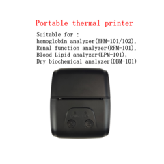 당화혈색소검사기 혈당측정기추천 충전식 홈케어 헤모글로빈 테스트 키트 휴대용 계량기 빈혈 모니터 분석기 스트립 포함, [07] Portable Printer