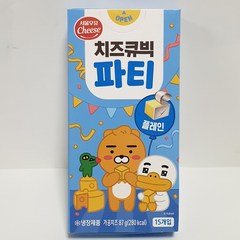(서울우유) 치즈큐빅파티 3종 플레인/어니언/매콤달콤 87g, 1개