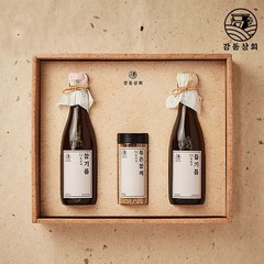 [국산]프리미엄선물세트 참기름 들기름 강동상회, 1box, 600ml
