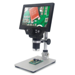 Coms 전자현미경 디지털 실체 현미경 LCD 확대경 1200배율