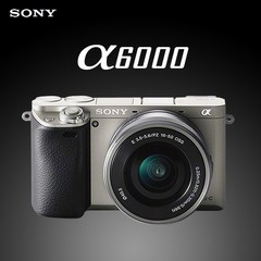 소니 알파 A6000+16-50mm 줌렌즈+64GB+가방+리더기+UV필터+청소셋 [풀셋트 포함], 블랙