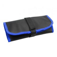낚시 지그 주최자 가방 Foldable 다기능 휴대하기 쉬운 안티 먼지 태클 포켓 루어 가방 야외 스포츠 캠핑 낚시 Accs, 파란색, 나일론