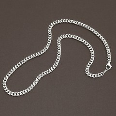 [슈가스톤] 925스털링실버 순은체인목걸이 여자 남자목걸이 은목걸이 롱목걸이 5mm(MADE IN KOREA)