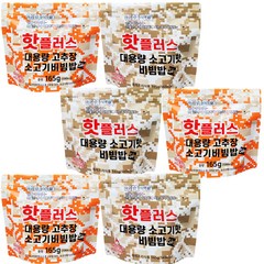 핫플러스 S형 대용량 발열전투식량 비빔밥 6개세트 (406호), 1개