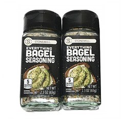 스톤밀 에브리띵 베이글 시즈닝 65g 2팩 Stonemill Everything Bagel Seasoning, 2개