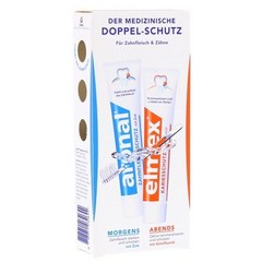 ELMEX [독일내수정품] ARONAL/ELMEX 잇몸 & 치아 이중 보호 치약 2X75ml, 2개, 75ml