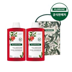 [클로란공식] 석류 컬러 프로텍션 샴푸 400ml 2개(염색유지 손상개선), 2개