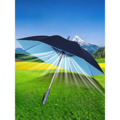 선풍기장우산 우산 팬 골프대형 자외선 장마철