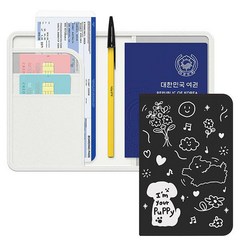 [사은품증정] 디즈니 픽사 디자인 해킹 방지 여권 지갑 케이스 안티스키밍 RFID 차단