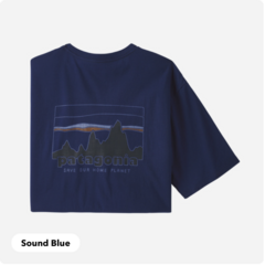(해외배송) 파타고니아 남성 '73 스카이라인 오가닉 티셔츠