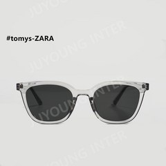 Zara 선글라스 2023년 신작 여성용 남성용 자외선 차단 눈부심 방지 운전용 선글라스, 토미 그레이