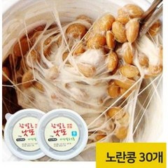 발효 국산콩 낫또 대용량 70g 30개 소스포함 노란콩