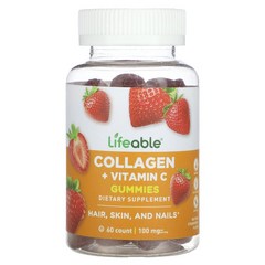 비타민C 아스코르브산 라이프에이블 플러스 비타민 C 딸기 50 mg 구미젤리 60 구미
