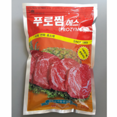 [박스] 프로찜 고기연육제 1kgX15개 효소제품 식품첨가제 연육다지기, 1, 15개, 1kg