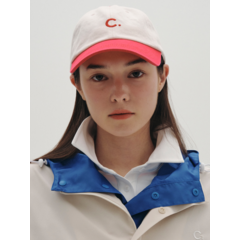 258466 clove 클로브 Basic Fit Ball Cap Colorblock (Ivory)