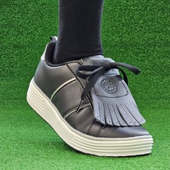 아놀드파마 국산 테슬 여성 골프화 스파이크리스 미끄럼방지 발편한 수제 골프 신발