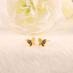 [KT알파쇼핑]24k 순금 나비 귀걸이 0.35g/1ea