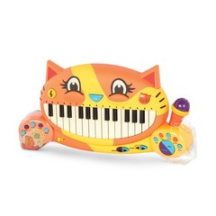 [브랜드B] 스마일고양이멜로디 작동악기 완구 피아노 어린이 아기 악기장난감 오늘출발